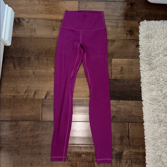 lululemon Align High-Rise Pant 28" Deep Fuschia Size 2 - Picture 6 of 9